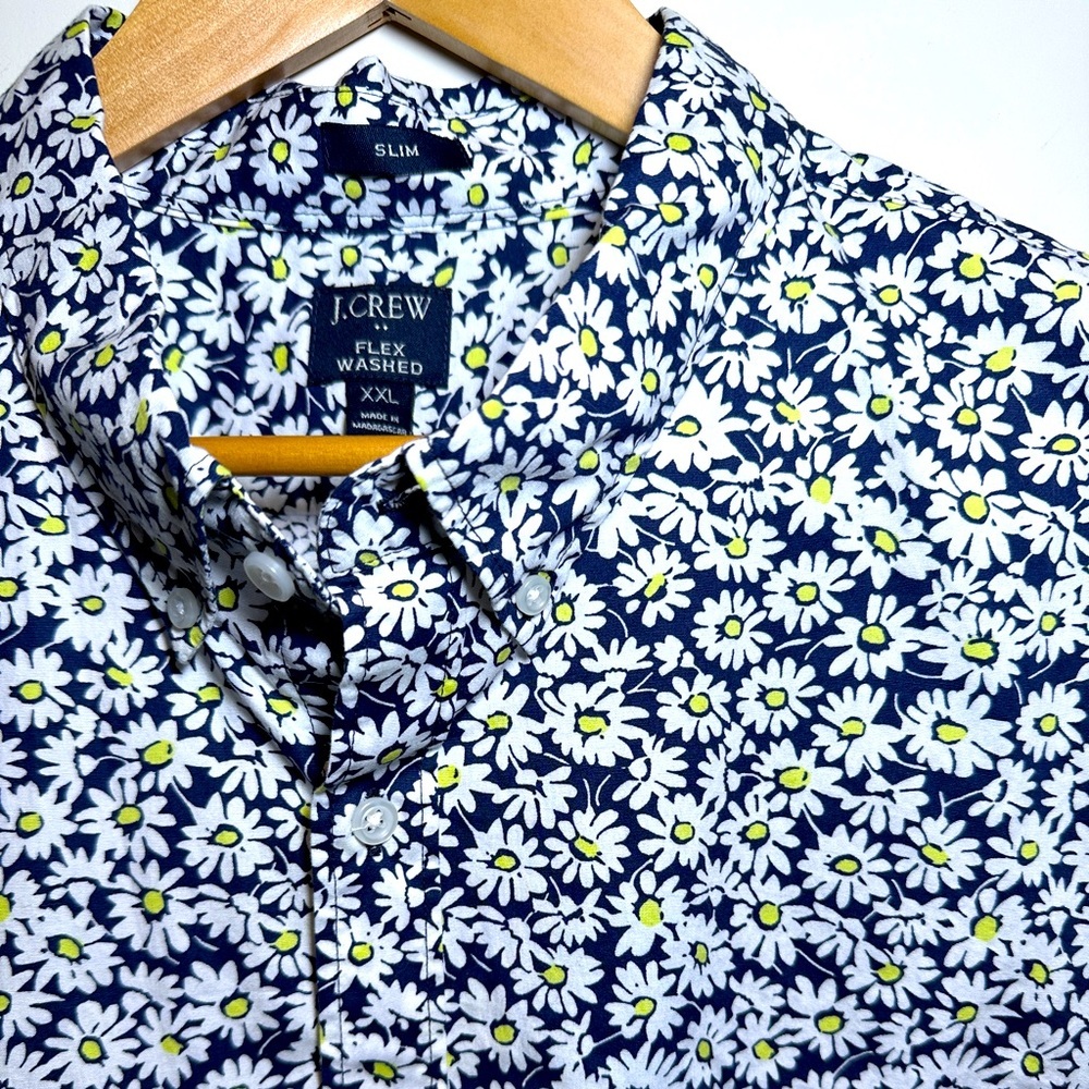 JCREW - Men’s Floral Button Down, Size 2XL, NWT
